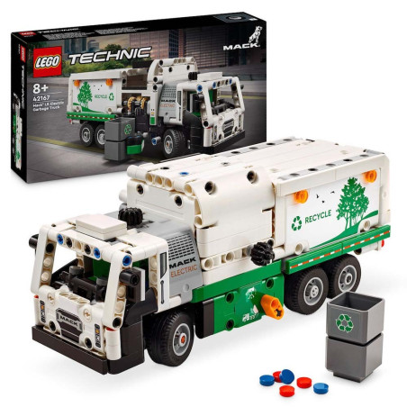 Lego Technic Mack? Lr Electric Garbage Truck για 8+ Ετών