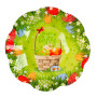 Γυάλινο Στρογγυλό Μπωλ Σχέδιο Happy Easter 28.5εκ.