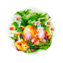 Γυάλινο Στρογγυλό Μπωλ Σχέδιο Beautiful Easter For You 23.3εκ.