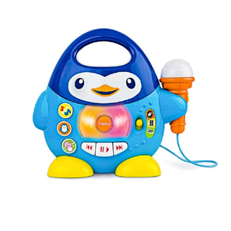 MG TOYS Μουσικό Πιγκουινάκι Με Μικρόφωνο Penguin Music Player 403205