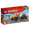 Lego Ninjago Kai and Ras's Car and Bike Battle Για 4+ Ετών