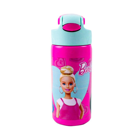 Gim Παγούρι Ανοξείδωτο Καλαμάκι Barbie 500ml 571-20245