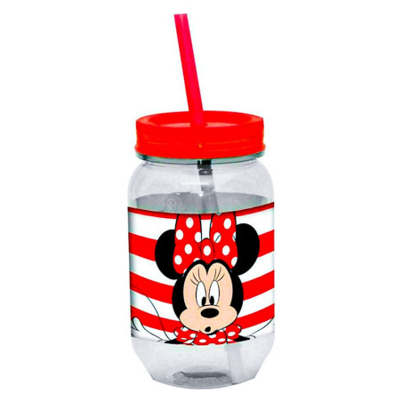 Gim Minnie Παγούρι Με Καλαμάκι 550ml 553-53213