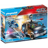 Playmobil City Action Αστυνομικό Ελικόπτερο Και Ληστές Με Βαν 70575