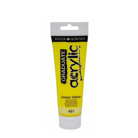 Ακρυλικό Χρώμα Daler Rowney Graduate Lemon Yellow - 651