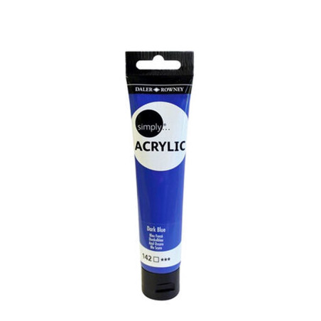 Ακρυλικό Χρώμα Daler Rowney Simply Primary Dark Blue - 142 - 75ml