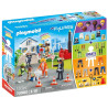 Playmobil MyFigures Πυροσβεστική Διάσωση 70980