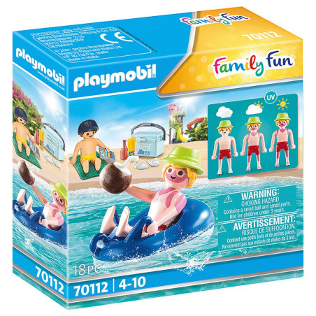 Playmobil Family Fun Παραθεριστής Με Φουσκωτή Κουλούρα 70112