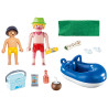 Playmobil Family Fun Παραθεριστής Με Φουσκωτή Κουλούρα 70112