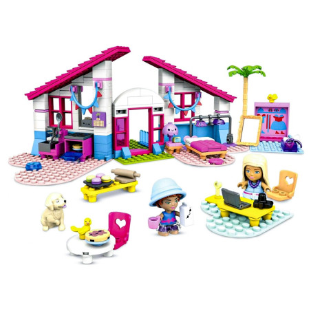 Mega Bloks Τουβλάκια Barbie Σπίτι Malibu για 5+ Ετών