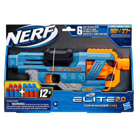 Nerf Εκτοξευτής Commander RD-6 Elite 2.0 για 8+ Ετών