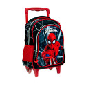 Gim Σχολική Τσάντα Τρόλεϊ Νηπιαγωγείου Spiderman Black City 337-05072