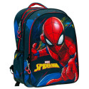 Gim Σχολική Τσάντα Πλάτης Δημοτικού Spiderman Blue Net 337-04031