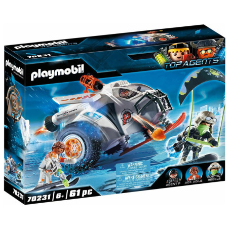 Playmobil Top Agents Spy Team Snow Glider 70231