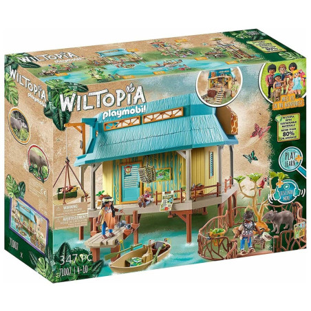 Playmobil Wiltopia Σταθμός Περίθαλψης ’γριων Ζώων 71007