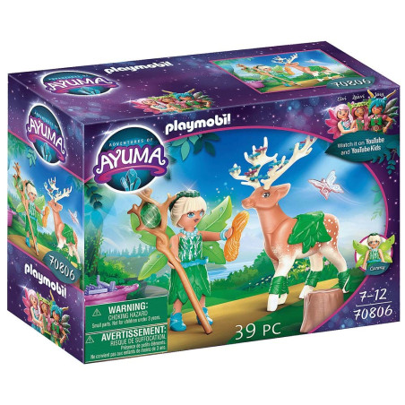 Playmobil Ayuma Forest Fairy Με Μαγικό Ζωάκι 70806