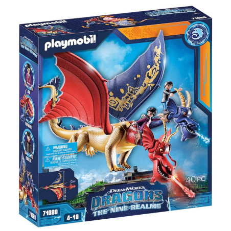 Playmobil Dragons The Nine Realms  Οι Wu & Wei Με Την Jun 71080