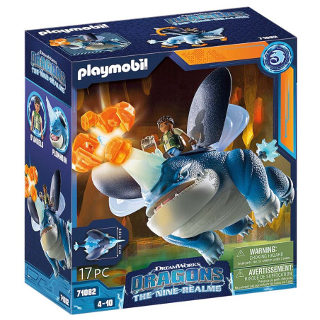 Playmobil Dragons The Nine Realms Plowhorn Και D'angelo 71082