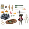 Playmobil Pirates Πειρατής με Βαρκούλα & Θησαυρό 71254