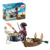 Playmobil Pirates Πειρατής με Βαρκούλα & Θησαυρό 71254