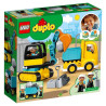 Lego Duplo Truck & Tracked Excavator για 2+ Ετών