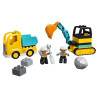 Lego Duplo Truck & Tracked Excavator για 2+ Ετών