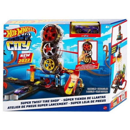 Hot Wheels Πίστα Super Twist Tire Shop HDP02